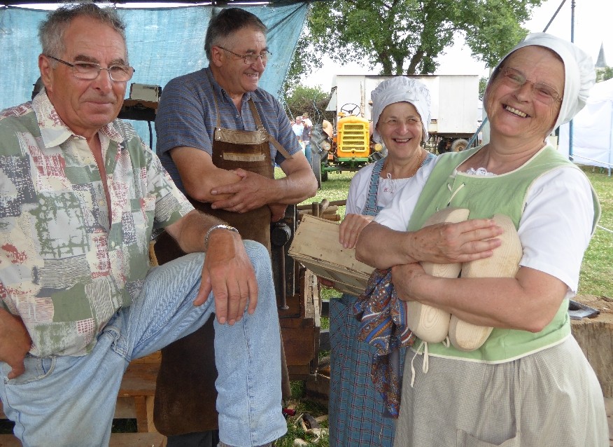 Le cadeau du sabotier est apprécié